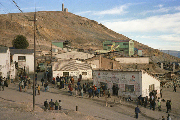 Entre de la mine de Potosi, 1979, Bolivie