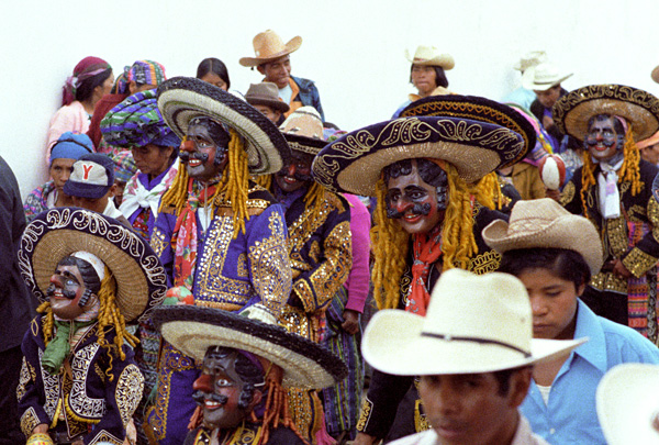 Hommes masqus, Momostenango, Guatemala
