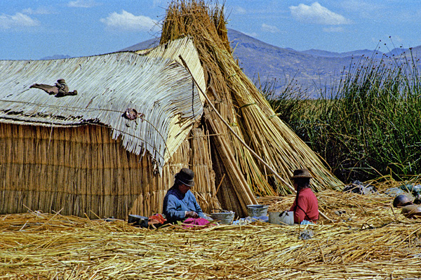 Indiens Uros, lac Titicaca, Prou, 1969
