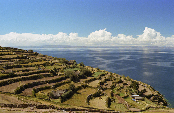 Vue Taquile, lac Titicaca, Prou