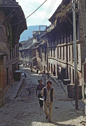 Rue de Katmandou, Npal 1977