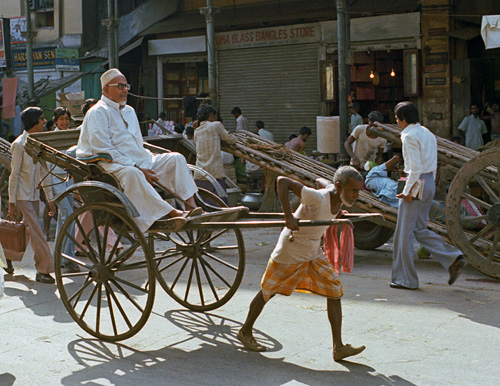 Rickshaw de Calcutta, Inde