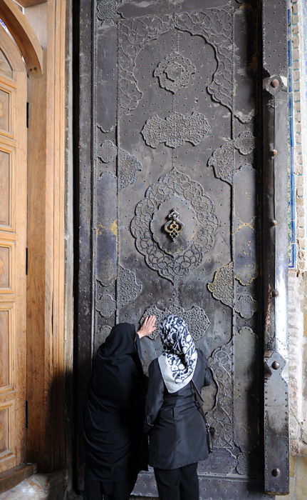 Porte, mosque Masjed-e Imam, Ispahan, Iran