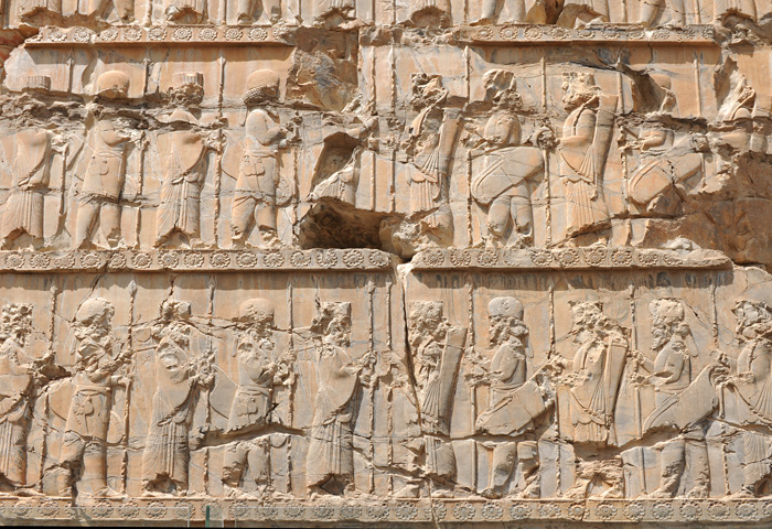 Bas-relief, Persepolis, Iran