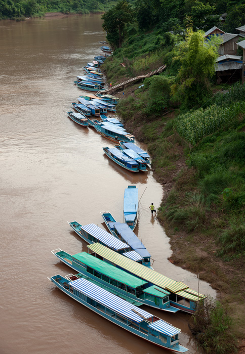 Le village de Nong Khiaw et la rivire Nam Ou, Laos