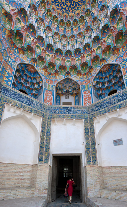 Portique de la madrasa Abdul-Azizxon, Boukhara, Ouzbkistan