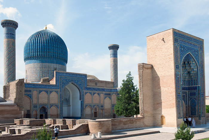 Le mausole Gour Emir ou tombeau de Tamerlan, Samarkand, Ouzbkistan