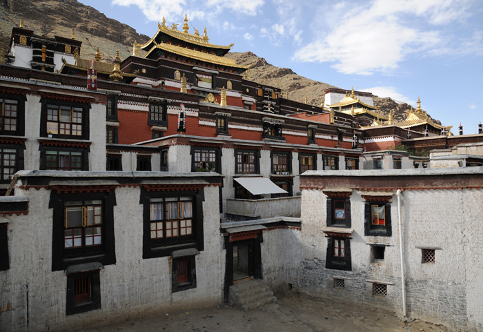 Le monastre du Tashilhunpo, Shigatse, Tibet, Chine