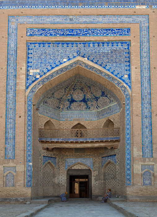 Iwan de la madrasa Rakhim Khan, Khiva, Ouzbkistan