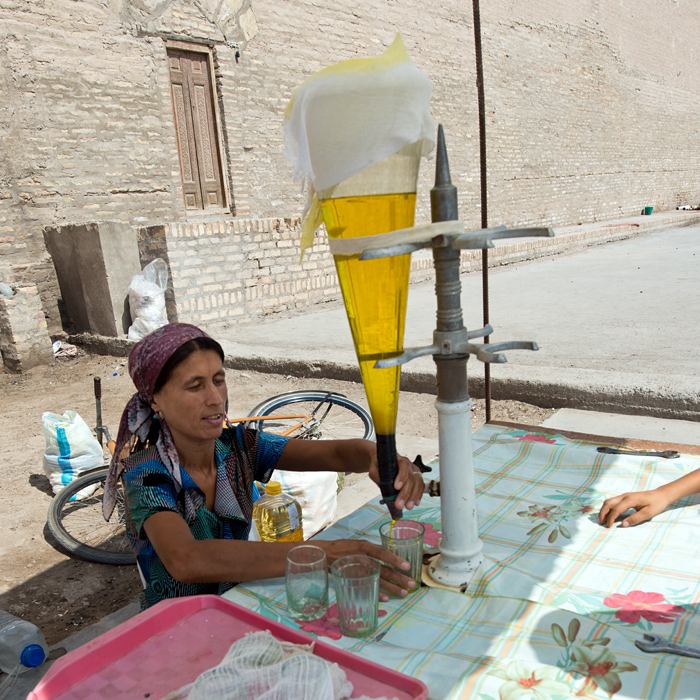 Dbit de boisson frache, Khiva, Ouzbkistan