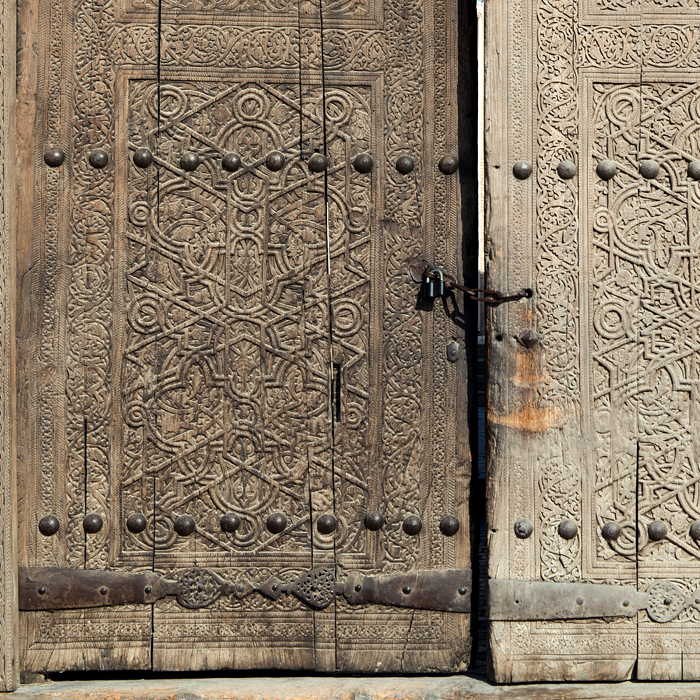 Porte, Palais de Kunya Ark, Itchan Kala, Khiva, Ouzbkistan