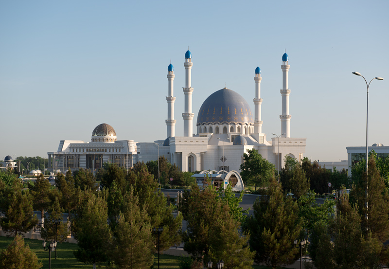 La mosque Hajji Gurbanguly, Mary, Turkmnistan
