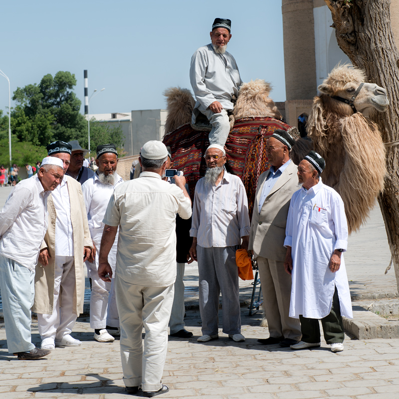 Hommes ouzbeks, Boukhara, Ouzbkistan