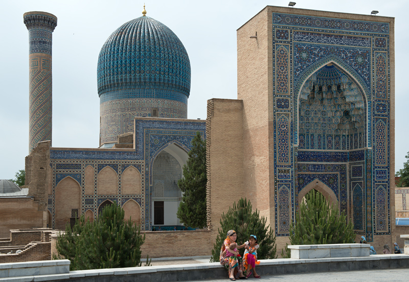 Le mausole Gour Emir (tombeau de Tamerlan), Samarkand, Ouzbkistan