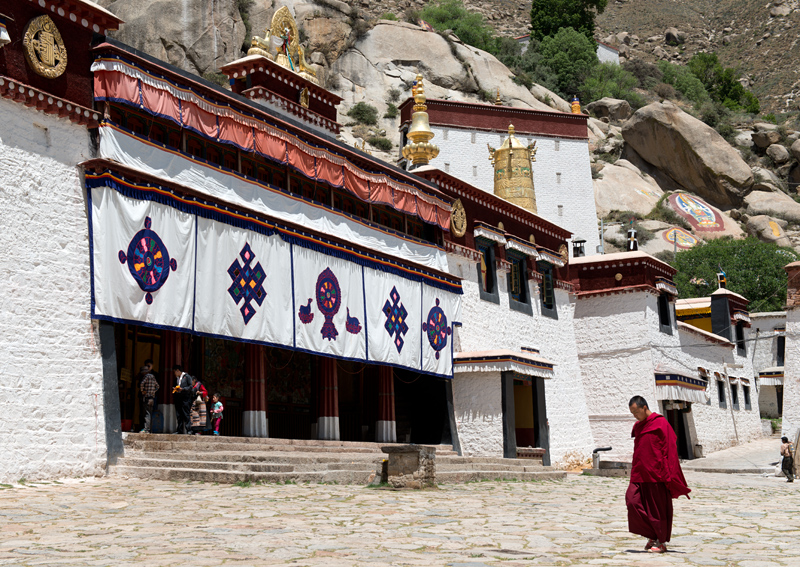 Le monastre de Sera, Lhassa, Tibet, Chine