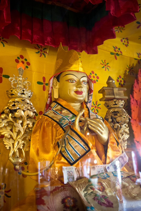 Grand bouddha, monastre de Drepung, Lhassa, Tibet, Chine