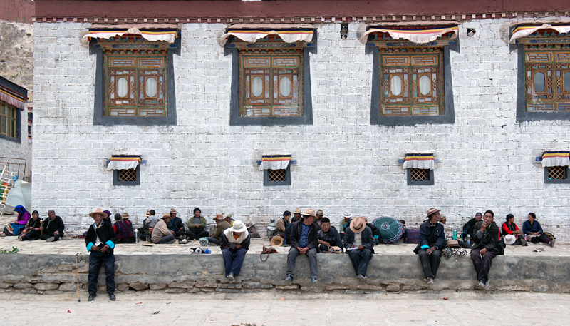 Le monastre de Pelkor Chode, Gyants, Tibet, Chine