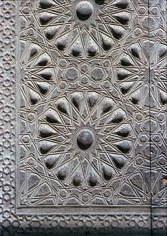Porte de la mosque Bab Zuweila, Le Caire, Egypte