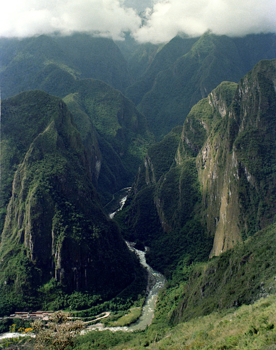 Les gorges du Rio Urumbamba, Machu Picchu, Prou