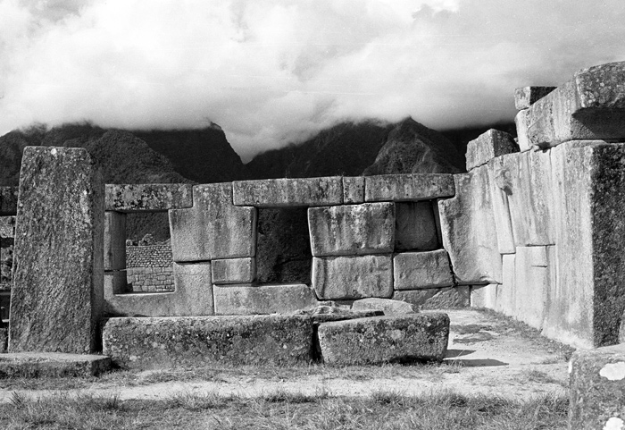 Le temple des trois fentres, Machu Picchu, Prou