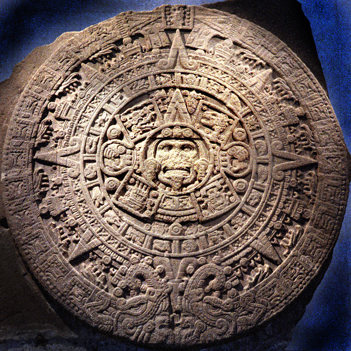 La Pierre du Soleil, culture aztque, Museo Nacional de Antropologa, Mexico, Mexique