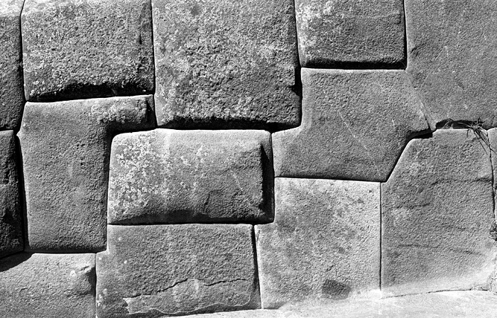 Pierres parfaitement ajustes des murs Incas, Ollantaytambo, Prou
