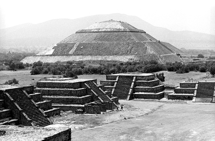 La pyramide du Solei, Teotihuacan, Mexique