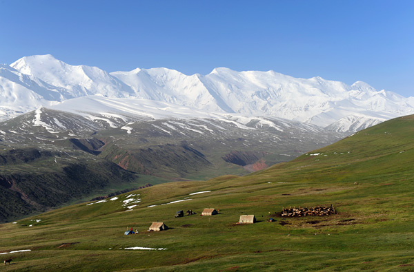 Nomades, valle de Ala, alt.3478m, Kirghizistan